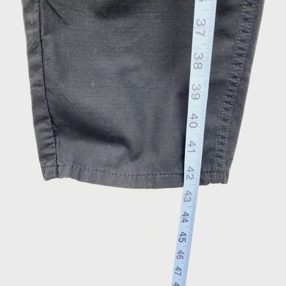 Levis 505 Regular Fit Mens Jeans W34 L32  Straight Leg Dark Black Denim - Picture 9 of 10